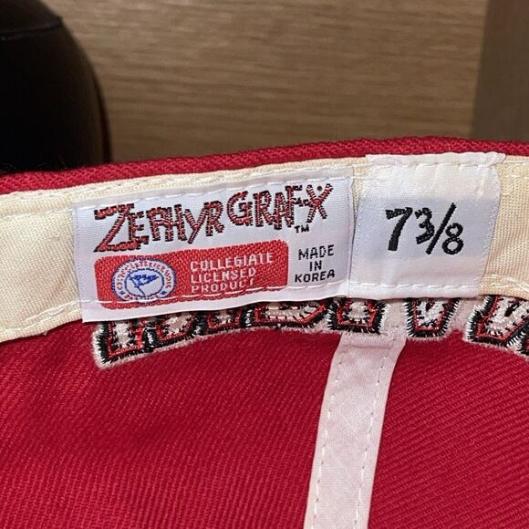 Vintage Indiana Hoosiers Zephyr Wool Blend Fitted Hat Cap Size 7 3/8 Big Logo - Picture 11 of 11